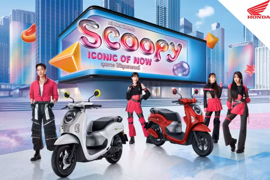 Honda đăng ký thêm mẫu xe tay ga mới Scoopy 2025 tại Việt Nam