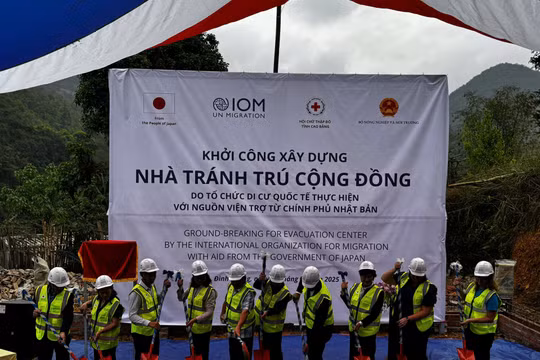 Khởi công nhà tránh trú cộng đồng ở tỉnh Cao Bằng