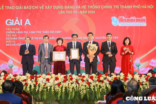 Hà Nội vinh danh những tác phẩm báo chí xuất sắc về xây dựng Đảng và hệ thống chính trị