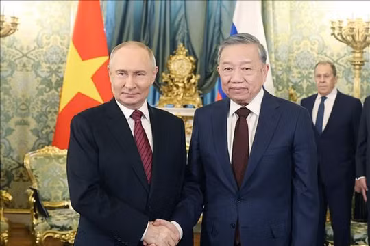 Tổng Bí thư Tô Lâm hội đàm với Tổng thống Nga Vladimir Putin