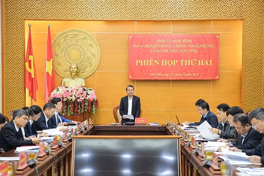 Ninh Bình: Đẩy mạnh phòng, chống tham nhũng, lãng phí, tiêu cực, chuyển mạnh sang phòng ngừa là chính