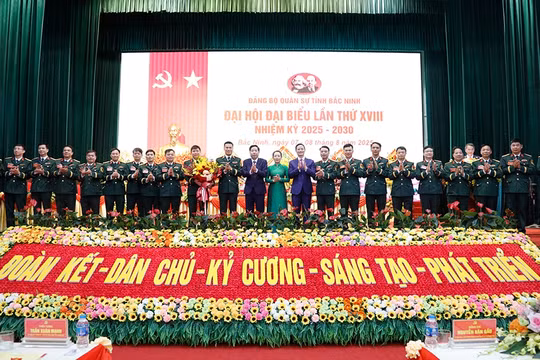 Xây dựng Đảng bộ Quân sự tỉnh Bắc Ninh vững mạnh về chính trị, tư tưởng, đạo đức, tổ chức và cán bộ