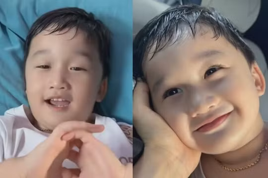 Con trai Hà Trí Quang bộc lộ năng khiếu nghệ thuật ở tuổi lên 3