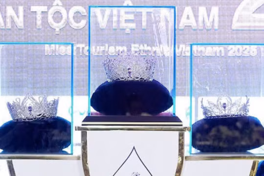 Vương miện Hoa hậu Dân tộc Việt Nam lấy cảm hứng từ ruộng bậc thang Tây Bắc