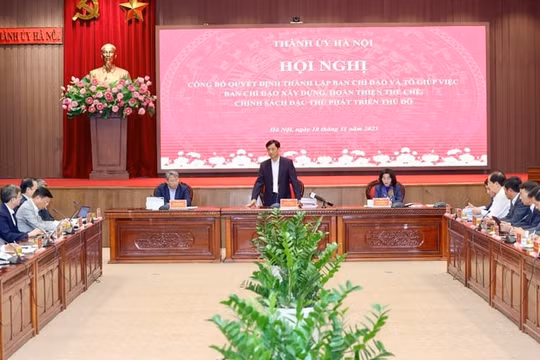 Hà Nội thành lập 2 Ban Chỉ đạo tháo gỡ vướng mắc về thể chế và quy hoạch