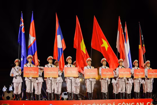 Thể thao gắn kết-Văn hóa tỏa sáng: Lễ khai mạc Giải bóng đá Công an, Cảnh sát các nước ASEAN mở rộng 2025 gây ấn tượng mạnh