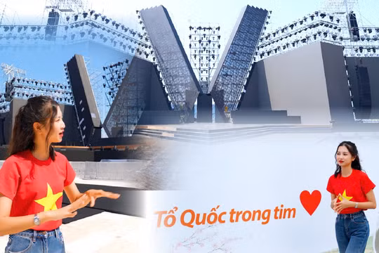 Đột nhập sân khấu concert Quốc gia 'Tổ quốc trong tim' trước giờ G