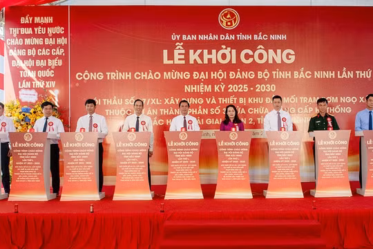 Bắc Ninh: Khởi công xây dựng Trạm bơm Ngọ Xá