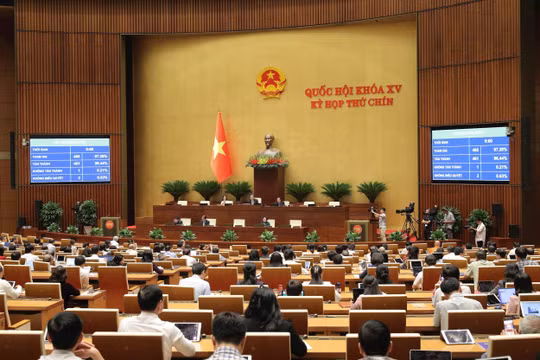 Quốc hội thông qua Nghị quyết sắp xếp đơn vị hành chính cấp tỉnh, có hiệu lực ngay