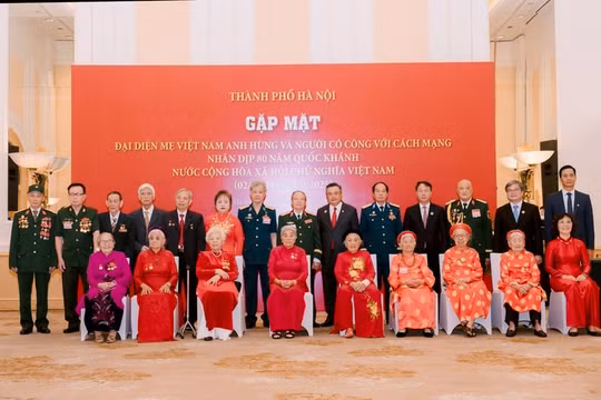 Hà Nội gặp mặt, tri ân Mẹ Việt Nam Anh hùng, người có công với cách mạng nhân dịp 80 năm Quốc khánh 2/9