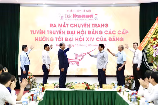 Báo Hànộimới ra mắt chuyên trang đặc biệt tuyên truyền về Đại hội Đảng các cấp