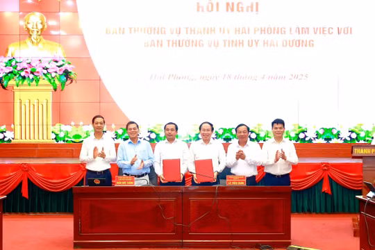 Hải Phòng - Hải Dương cơ bản thống nhất thông qua Kế hoạch xây dựng và triển khai Đề án hợp nhất hai địa phương