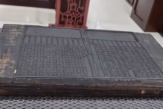 Lưu trữ mộc bản triều Nguyễn bằng công nghệ AI