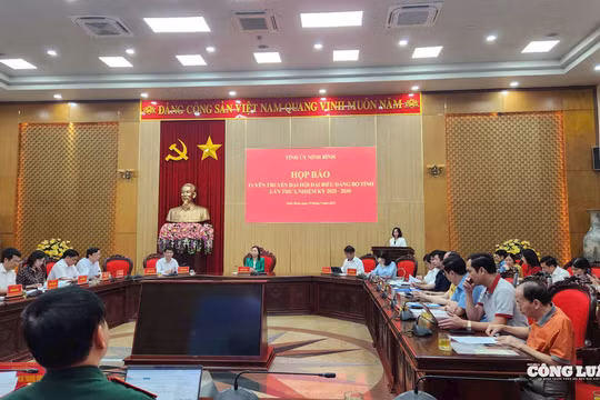 Đại hội đại biểu Đảng bộ tỉnh Ninh Bình lần thứ I, nhiệm kỳ 2025 - 2030 sẽ triệu tập 500 đại biểu chính thức