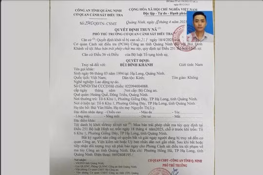 Bùi Đình Khánh - Đối tượng buôn bán ma tuý, giết người ở Quảng Ninh đang lẩn trốn tại Phú Thọ?