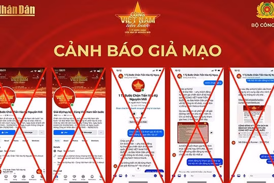 Chiến dịch 'Cùng Việt Nam tiến bước' bị mạo danh, người dân cần đề phòng lừa đảo
