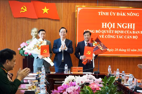 Ông Lê Trọng Yên được chuẩn y tham gia Ban Thường vụ Tỉnh ủy Đắk Nông nhiệm kỳ 2020 - 2025