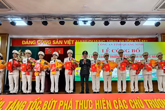Quảng Ninh: Chính thức giải thể Công an huyện, thị xã, thành phố