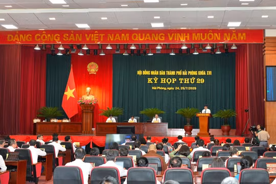 Khai mạc Kỳ họp thứ 29 HĐND TP Hải Phòng
