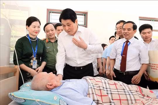 Chủ tịch nước Lương Cường: Chính sách ưu đãi người có công là nhiệm vụ thường xuyên, lâu dài
