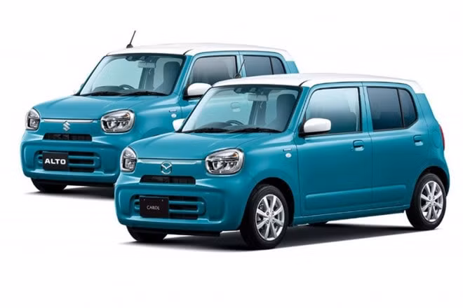 mazda carol 2022 ra mat ngoai hinh tuong dong voi suzuki alto hinh 2