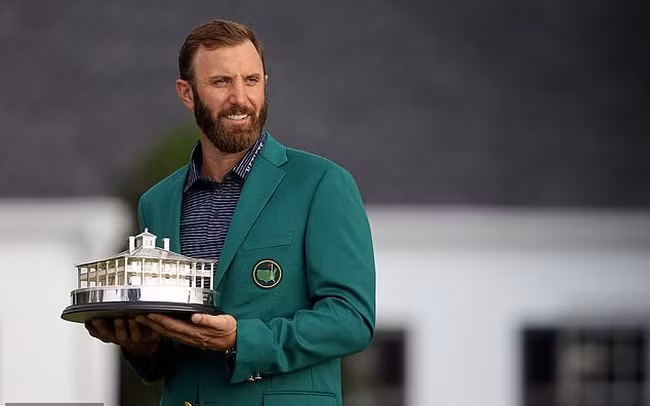 Dustin Johnson đạt kỷ lục vô địch giải golf The Masters. Ảnh: vtv.vn