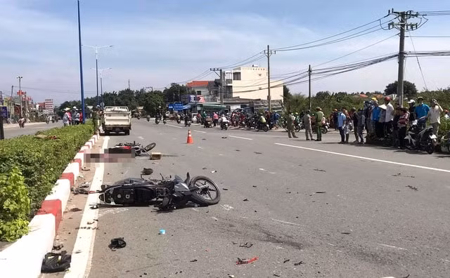 Hiện trường vụ tai nạn. Ảnh: TL.