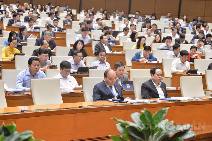 Các Đại biểu tham dự kỳ họp thứ 10, Quốc hội khóa XIV.
