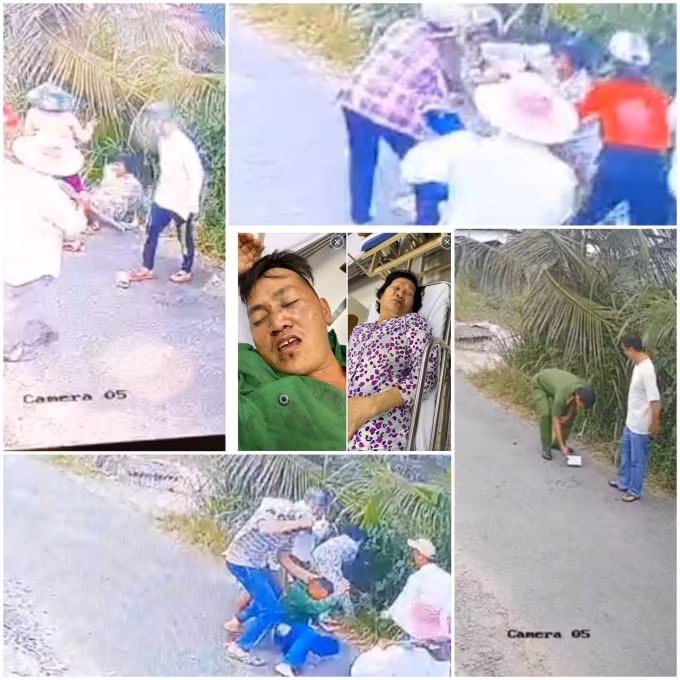 Vụ việc được camera an ninh ghi lại.