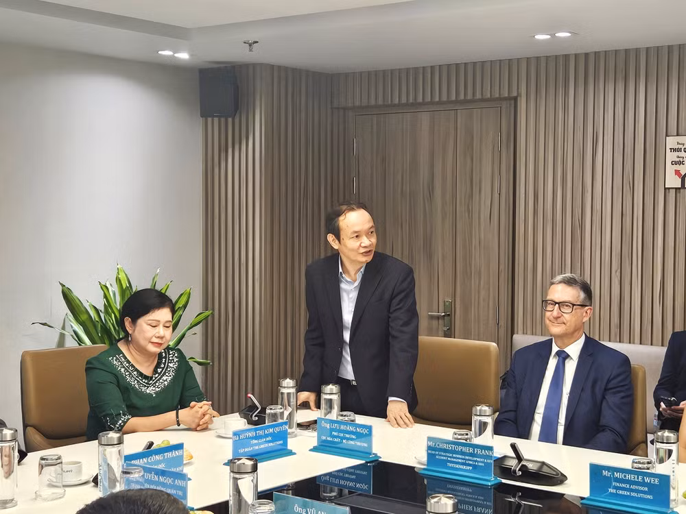 Ông Lưu Hoàng Ngọc phát biểu tại Lễ ký kết