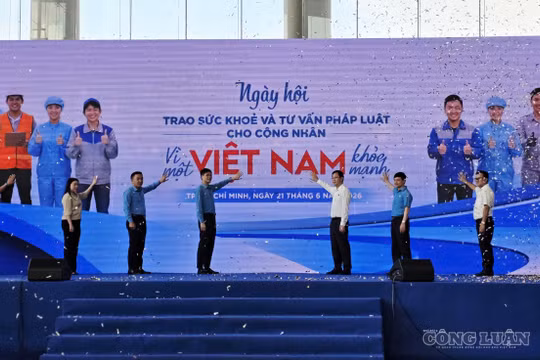 Khai mạc ngày hội “Trao sức khỏe và tư vấn pháp luật cho công nhân" năm 2026