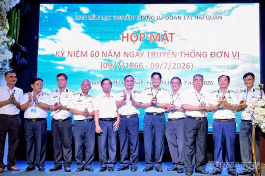 Họp mặt kỷ niệm 60 năm ngày thành lập Lữ đoàn 171 Hải quân tại TP.HCM