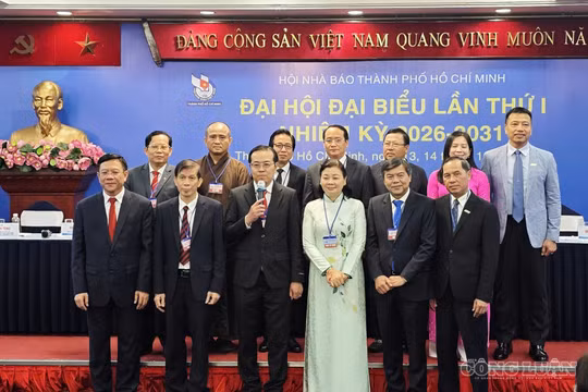Ông Lê Văn Minh giữ chức Chủ tịch Hội Nhà báo TP.HCM nhiệm kỳ 2026-2031