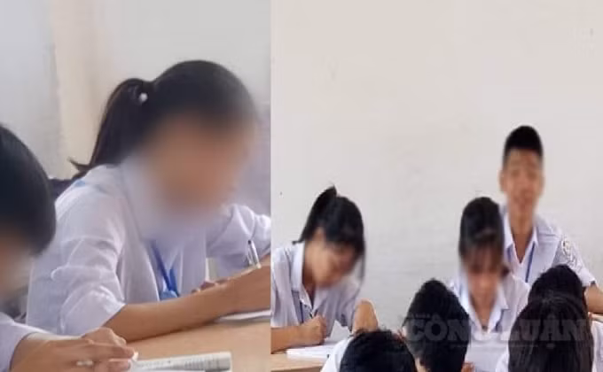 Dù không đạt điểm chuẩn, nhưng 2 học sinh vẫn được Ban giám hiệu Trường THPT Trần Phú cho theo học tại trường.