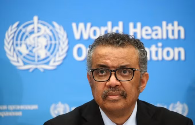 Giám đốc WHO Tedros Ghebreyesus. Ảnh: Reuters