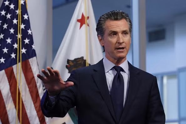 Thống đốc bang California Gavin Newsom. Ảnh: NBC