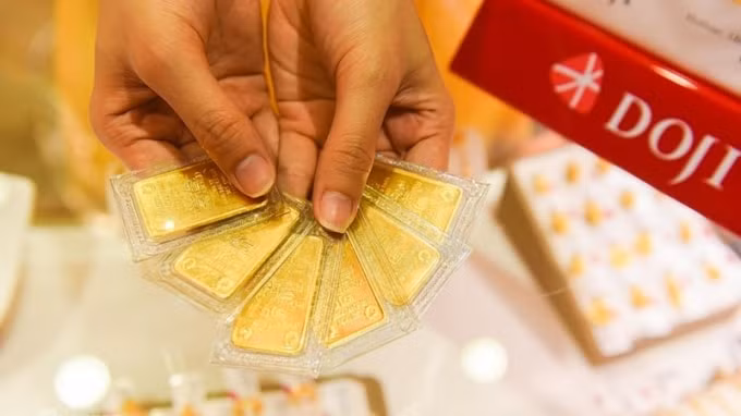 Giá vàng SJC trong nước quay đầu giảm phiên sáng 13/3. Ảnh minh họa