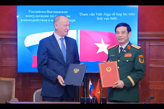 Thúc đẩy hợp tác biển trở thành điểm nhấn trong quan hệ Việt Nam - Nga