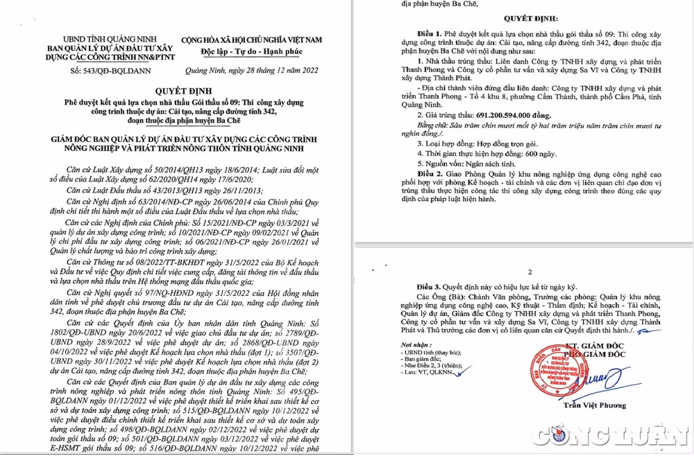 quang ninh 2 doanh nghiep lien tiep trung nhieu goi thau khung voi ty le tiet kiem sieu thap hinh 2