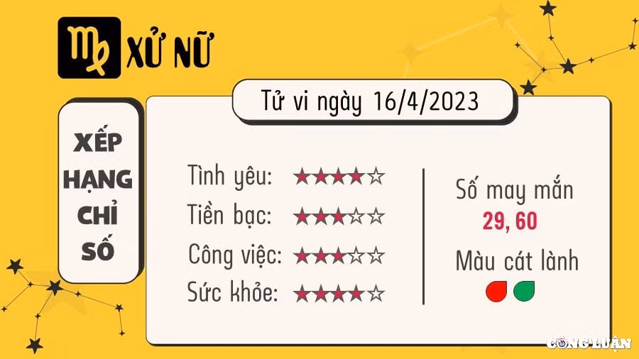 tu vi hom nay chu nhat ngay 16 4 2023 cua 12 cung hoang dao hinh 6