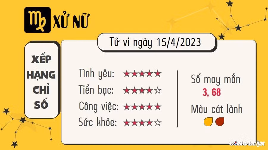 tu vi hom nay thu 7 ngay 15 4 2023 cua 12 cung hoang dao hinh 5