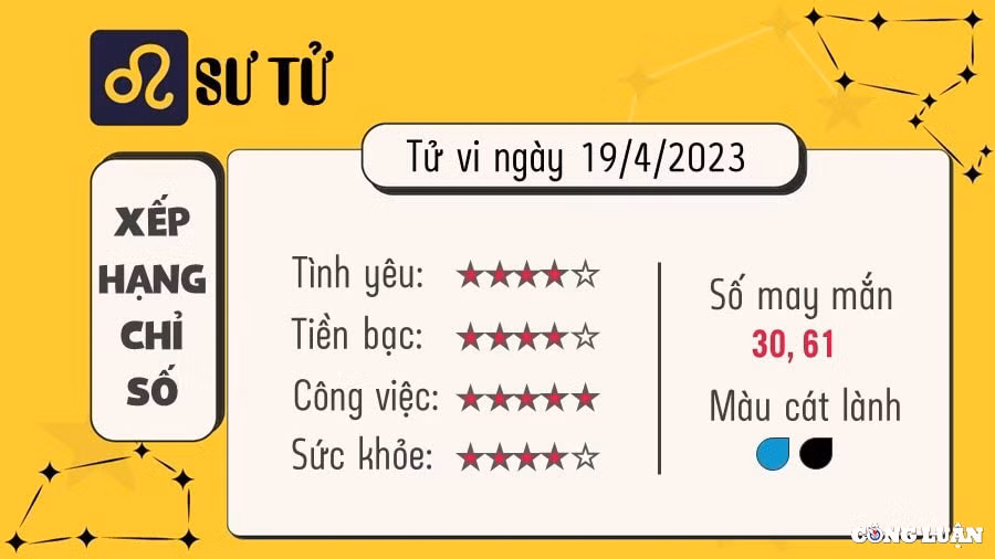 tu vi hom nay thu 4 ngay 19 4 2023 cua 12 cung hoang dao hinh 5