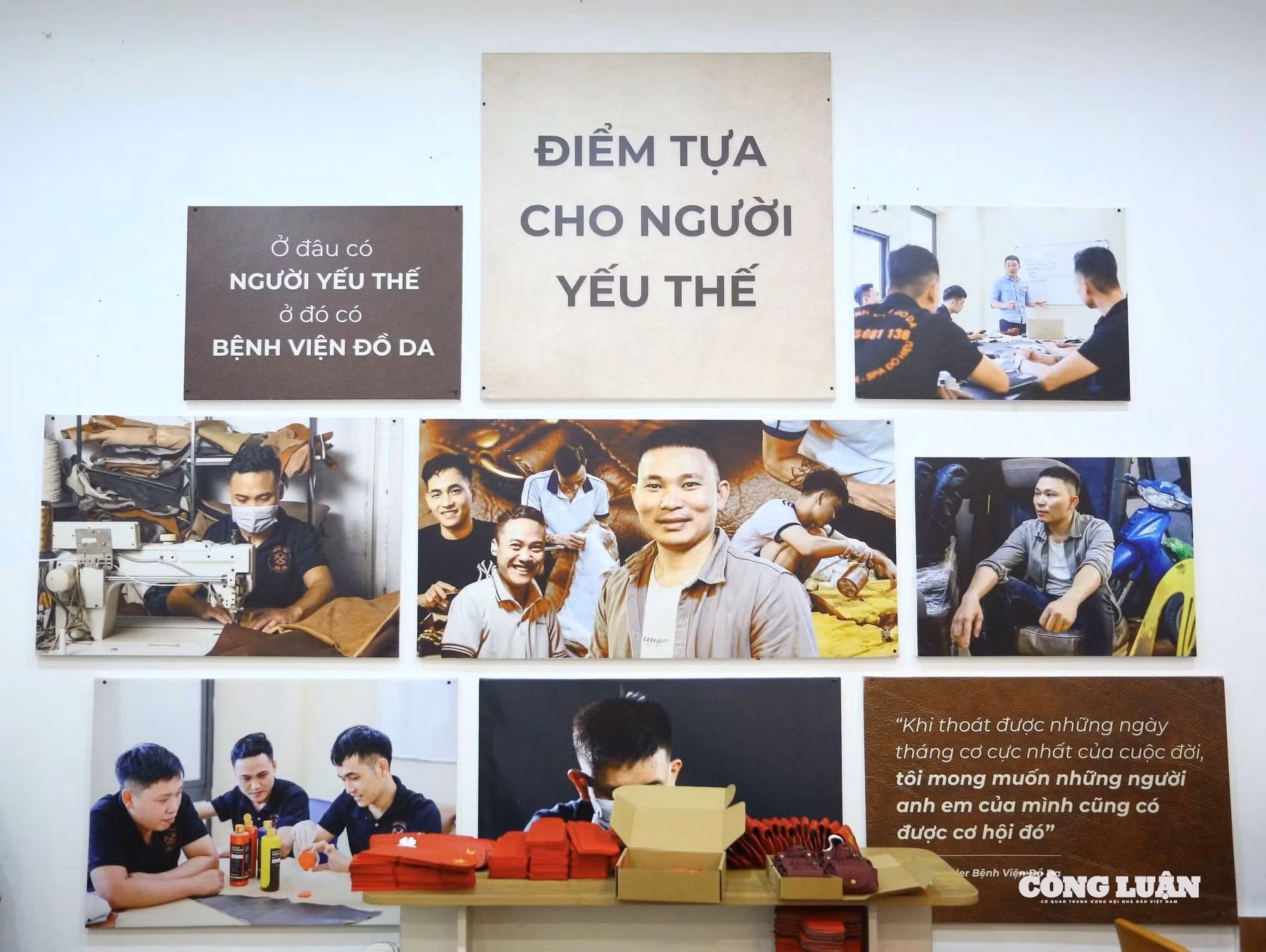 Hình ảnh những nhân công làm việc tại xưởng được 