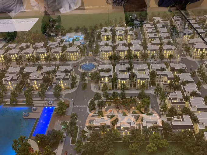 Phối cảnh dự án Crown Villas Thái Nguyên. Ảnh: Hoàng Dương