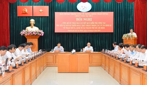 Buổi làm việc. Ảnh: SGGP