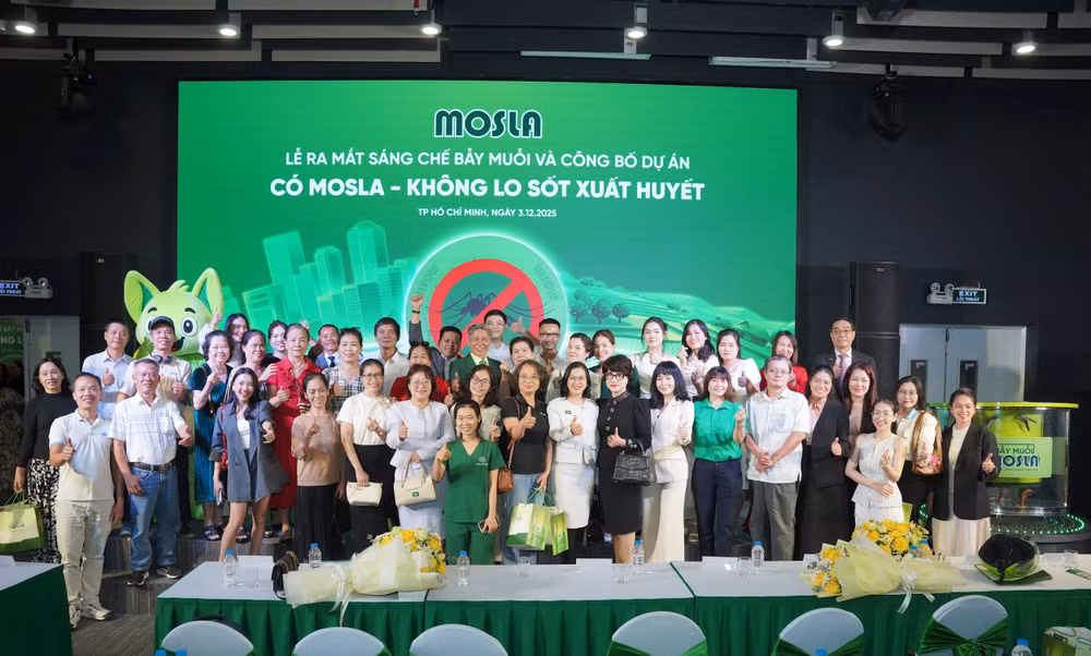 Lễ ra mắt bẫy muỗi Mosla và công bố dự án Có Mosla Không lo sốt xuất huyết ngày 3.12.2025 đã th
