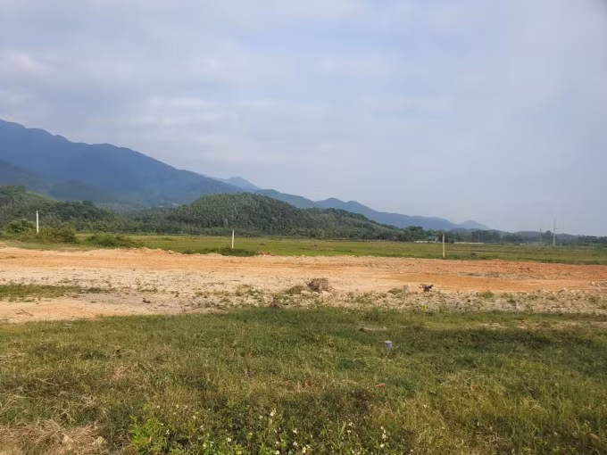 Khu đất dịch vụ mà xã định giao cho người dân