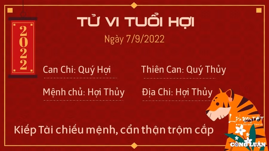 tu vi hom nay 7 9 2022 thu 4 ngay 12 8 am lich cua 12 con giap hinh 12