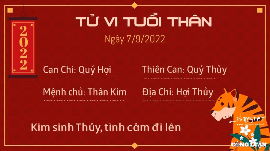 tu vi hom nay 7 9 2022 thu 4 ngay 12 8 am lich cua 12 con giap hinh 9