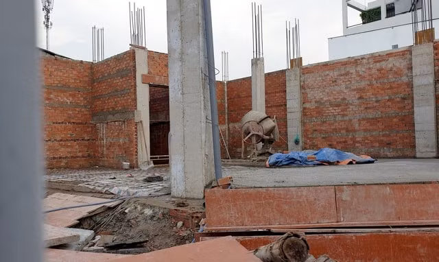 Công trình xây dựng xảy ra vụ điện giật làm 3 công nhân thương vong. Ảnh: TL